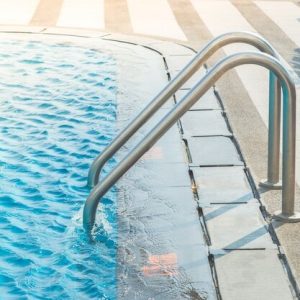 Swimming Pool Frame Metal Ladder Stainless Steel Stairs Portable Ladders 3 Steps With Barrier a Frame Galvanized Steel